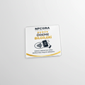 NFCORA NFC Ödeme Bilgileri Kartı – Pleksi 10x10 cm