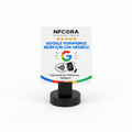 NFCORA NFC Google Yorum Kartı – Standlı 10x10 cm